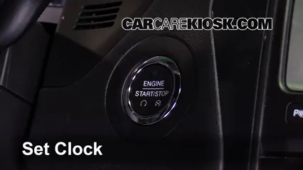 2017 Ford Explorer XLT 3.5L V6 Reloj Fijar hora de reloj